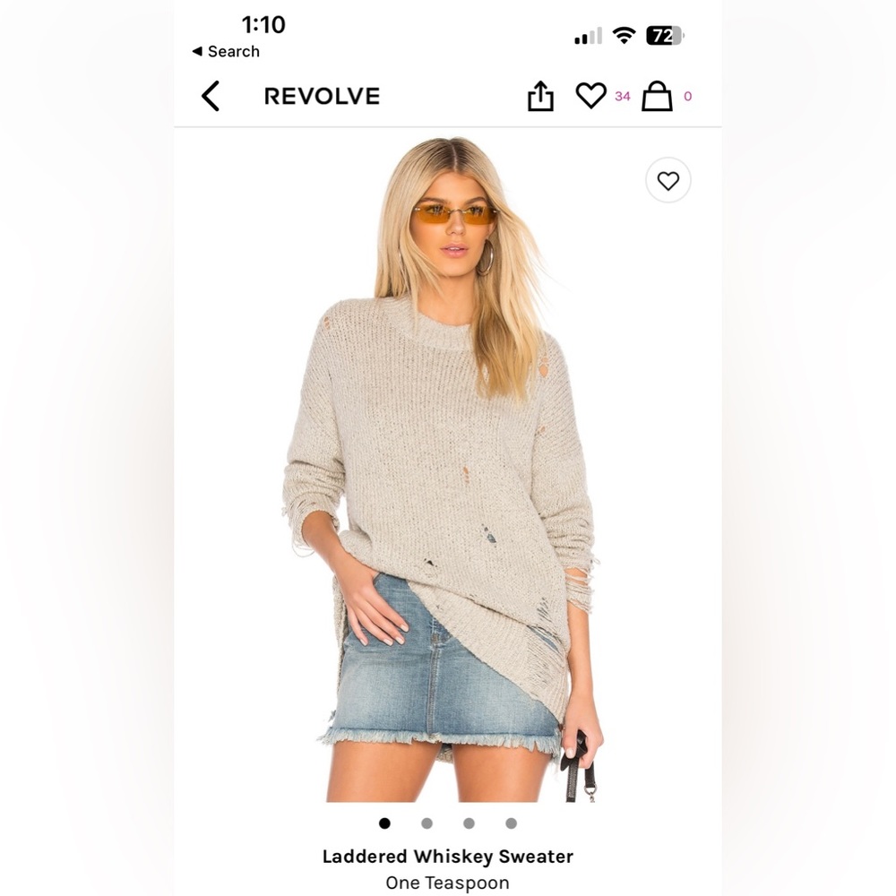 One Teaspoon cut out sweater